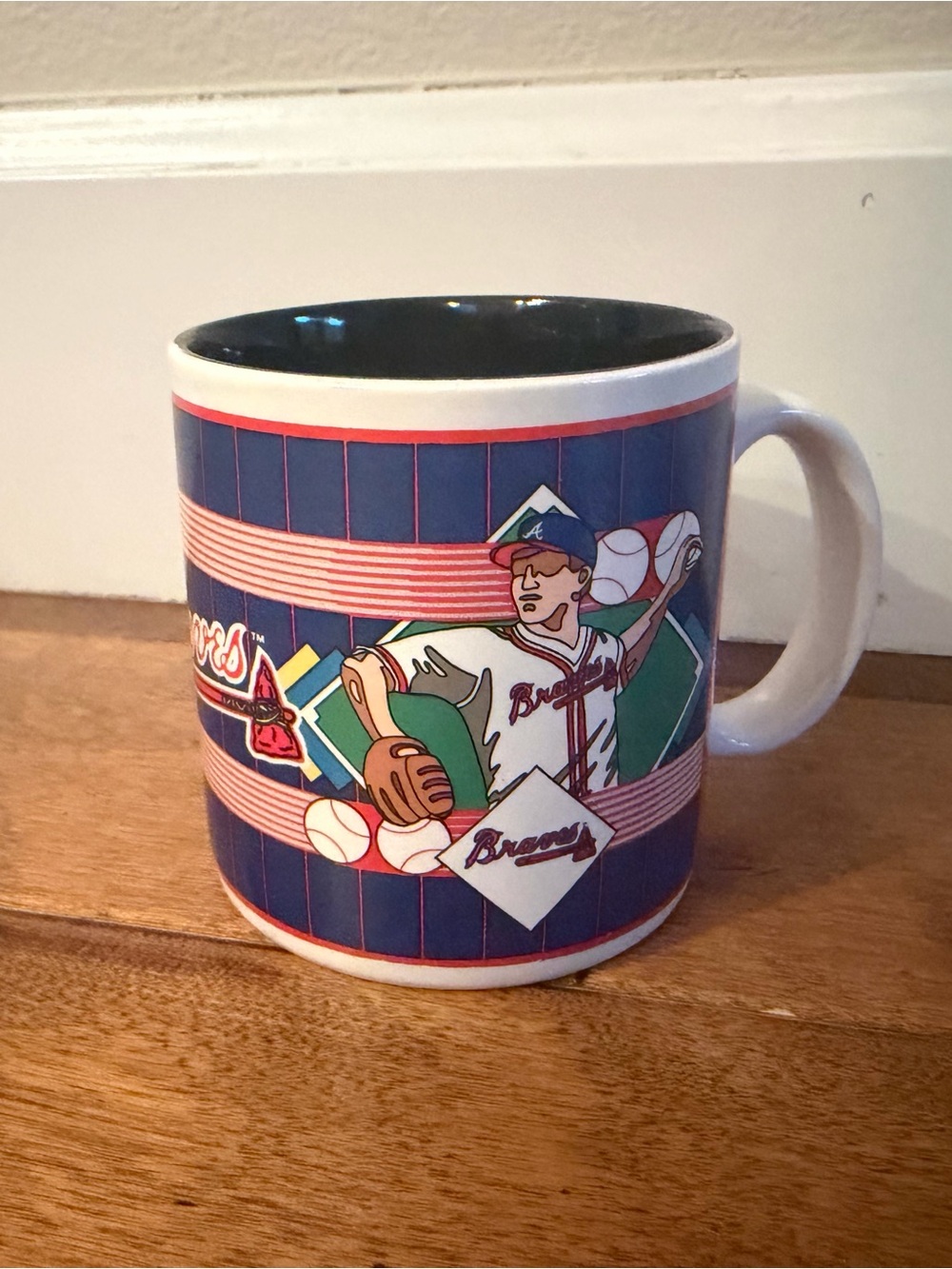 Vintage 1993 Atlanta Braves MLB Baseball Coffee Mug